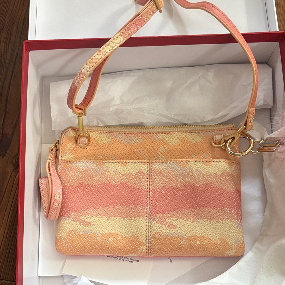 Hammitt Tony Small crossbody bag Sunset color brushed gold hardware New in box - Picture 3 of 10
